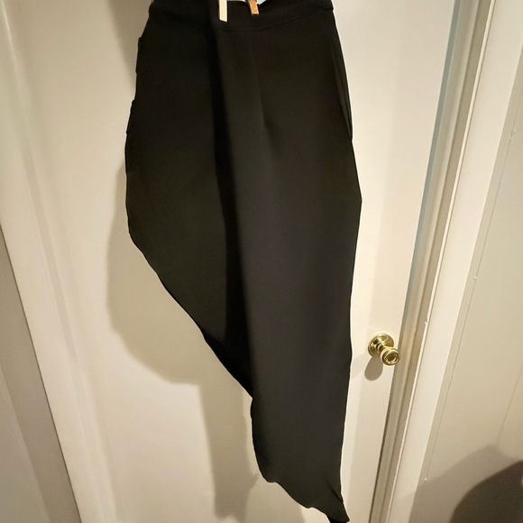 Julia by love J Women’s Medium Elegant Black Maxi Skirt with Buckle Details - Picture 4 of 8